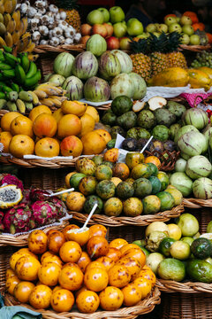 Exotic fruits at Farmers' market.