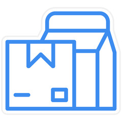Vector Design Packaging Icon Style