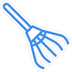 Vector Design Rake Icon Style