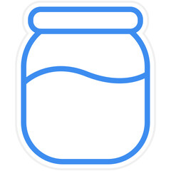 Vector Design Honey Jar Icon Style