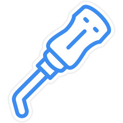 Vector Design Dental Irrigator Icon Style