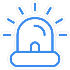 Vector Design Siren Icon Style