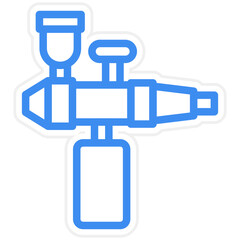 Vector Design Airbrush Icon Style