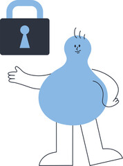 鍵　男性　セキュリティ