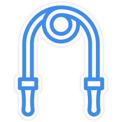Vector Design Skipping Rope Icon Style