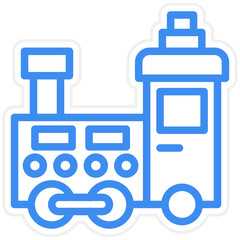 Vector Design Train Toy Icon Style