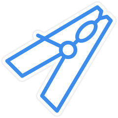 Vector Design Clothes Pin Icon Style
