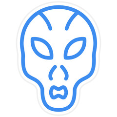 Obraz premium Vector Design Extraterrestrial Icon Style