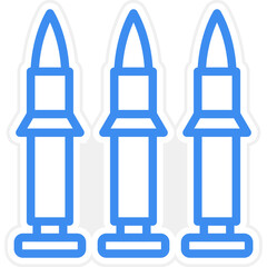 Obraz na płótnie Canvas Vector Design Bullets Icon Style