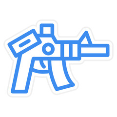 Vector Design Rifle Icon Style