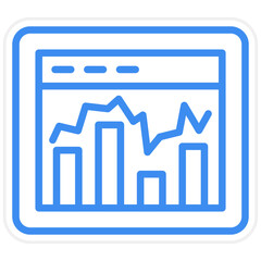 Vector Design Web Analytics Icon Style