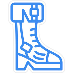 Vector Design Boot Icon Style