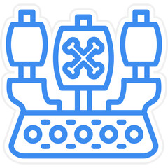 Vector Design Galleon Icon Style