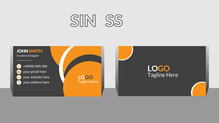 Modern and attractive business card template.