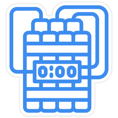 Fototapeta premium Vector Design Dynamite Icon Style