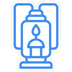 Vector Design Lantern Icon Style