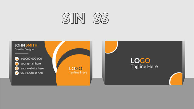 Modern and attractive business card template.