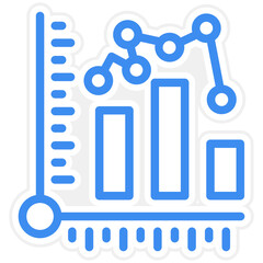 Fototapeta premium Vector Design Graph Icon Style