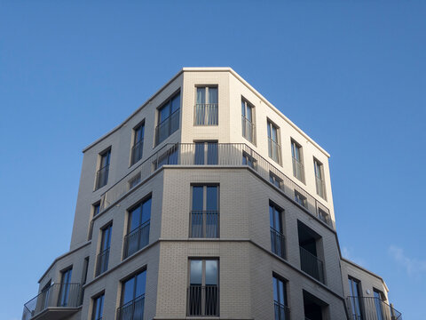 facade of apartment building