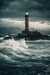 lighthouse on the coast