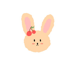 Obraz premium bunny so cute for make inforgrafic.