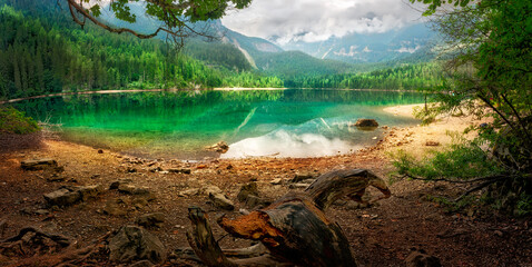 lake in the mountains