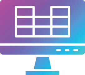 Column Vector Icon Design Illustration