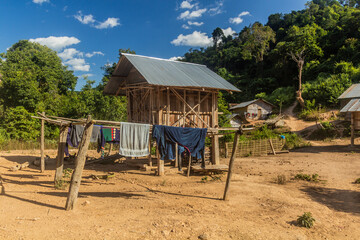 Village in Nam Ha National Protected Area, Laos
