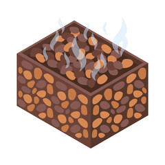 Bathhouse Isometric Icon