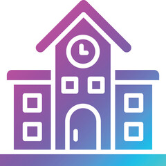 Railway station Vector Icon Design Illustration