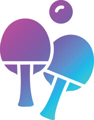 Ping pong Vector Icon Design Illustration