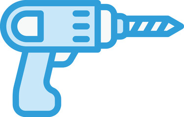 Drill Vector Icon Design Illustration