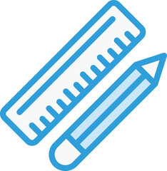 Ruler Vector Icon Design Illustration