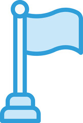 Flag Vector Icon Design Illustration
