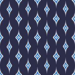 Seamless geometric ethnic pattern for embroidery style.