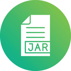 JAR Vector Icon Design Illustration