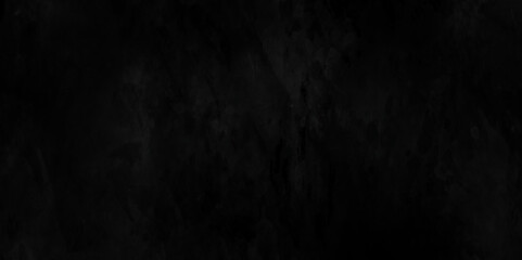 Dark black chalk board and black board concrete wall texture background banner pattern. Dark black texture chalk board and grunge banner background. classroom board wall texture background.