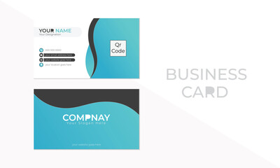 Modern creative business card and name card template.