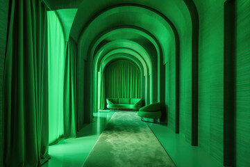 Inside architecture, green, generative ai