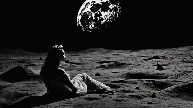 girl in the moonlight