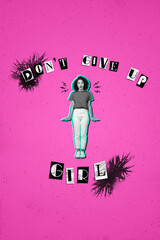 Female club community supporting member depressed girl ask her not give up help togetherness woman...