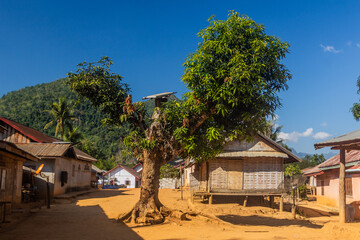Hathouan village near Nong Khiaw, Laos