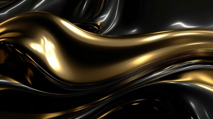 abstract golden shiny background, generative AI