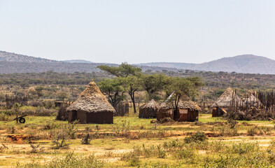 Small village near Yabelo town, Ethiopia