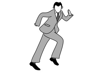 踊るビジネスマン