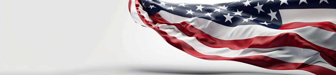 memorial america flag, independence day, with generative ai