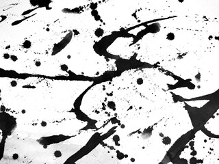 Abstract background ink grunge texture splash black watercolor drip art.drawing art from black
The background is drawn on paper with paints.acrylic splashing
Black stuff from the brush.drawing
Origi.