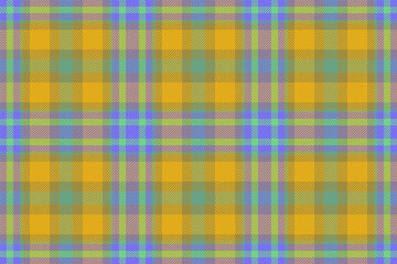 Seamless background check. Texture plaid pattern. Vector fabric textile tartan.