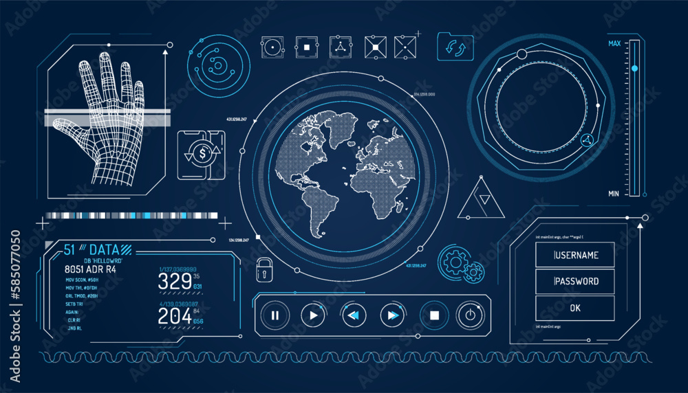Poster set of infographic elements about global transactions and e-commerce security.