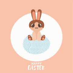 easter bunny card